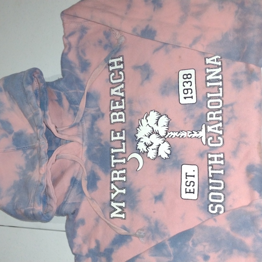 Myrtle Beach Tie-Dye Hoodie Adult Small